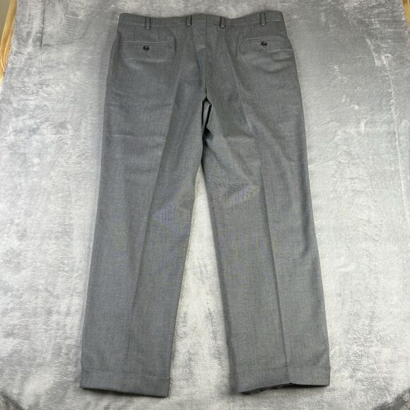 Polo‎ Ralph Lauren Dress Pant Mens 36/30 Gray Pleated cuffs - Picture 6 of 11